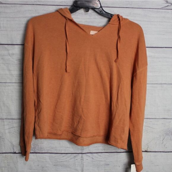 Women's French Terry Hooded Sweatshirt Loungewear XS - Picture 1 of 4
